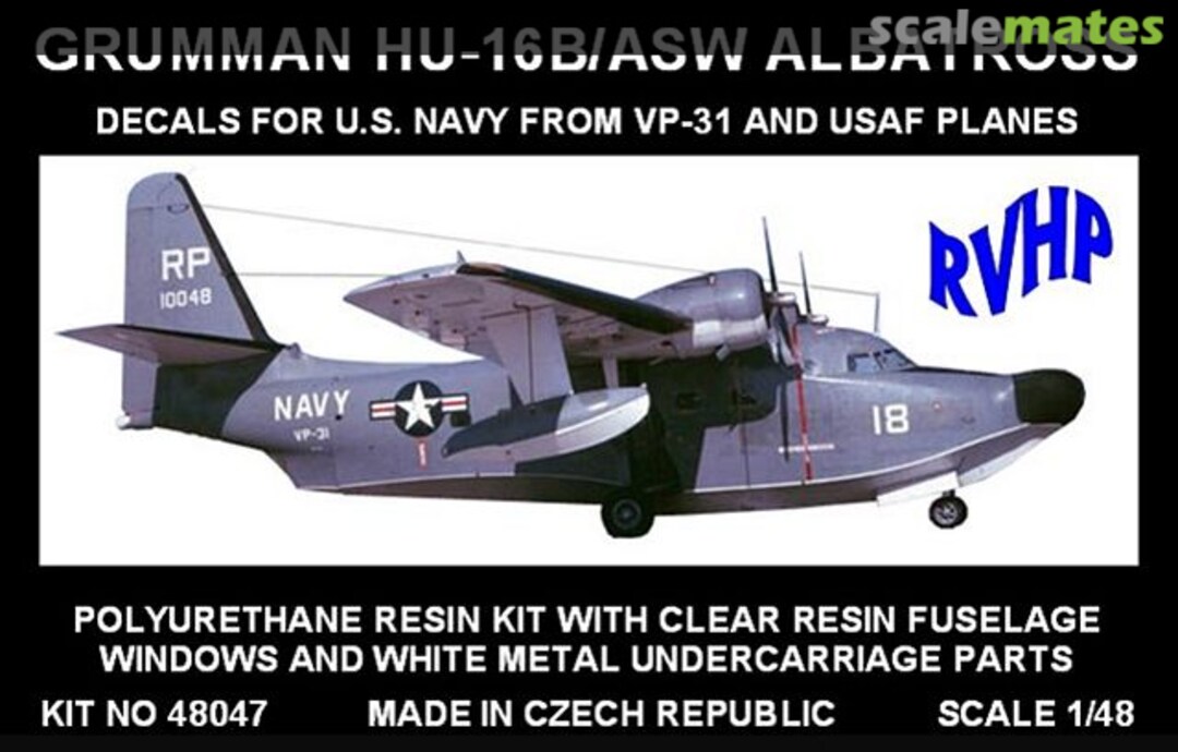 Boxart Grumman HU-16B/ASW Albatross 480487 RVHP Boxart Grumman HU-16B/ASW Albatross 480487 RVHP