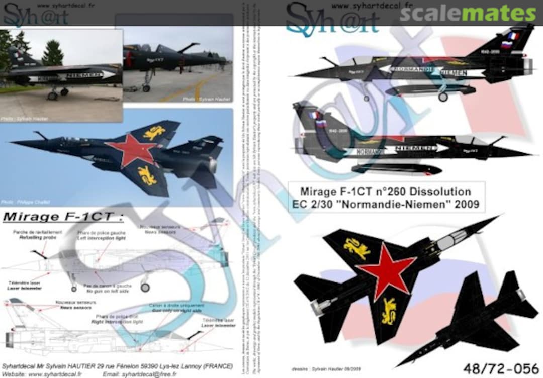 Boxart Dassault Mirage F1CT 72-056 Syhart Boxart Dassault Mirage F1CT 72-056 Syhart