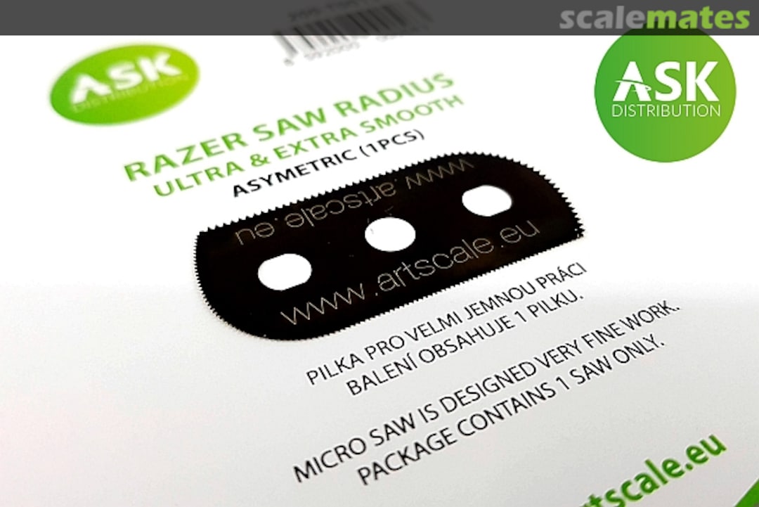 Boxart Razor Saw Radius: ultra & extra smooth asymetric (1 pcs) 65/105 teeth 200-T0013 ASK Boxart Razor Saw Radius: ultra & extra smooth asymetric (1 pcs) 65/105 teeth 200-T0013 ASK
