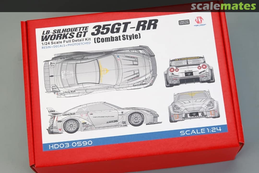 Boxart LB-Silhouette Works GT 35GT-RR (Combat Style) full detail kit HD03-0590 Hobby Design Boxart LB-Silhouette Works GT 35GT-RR (Combat Style) full detail kit HD03-0590 Hobby Design
