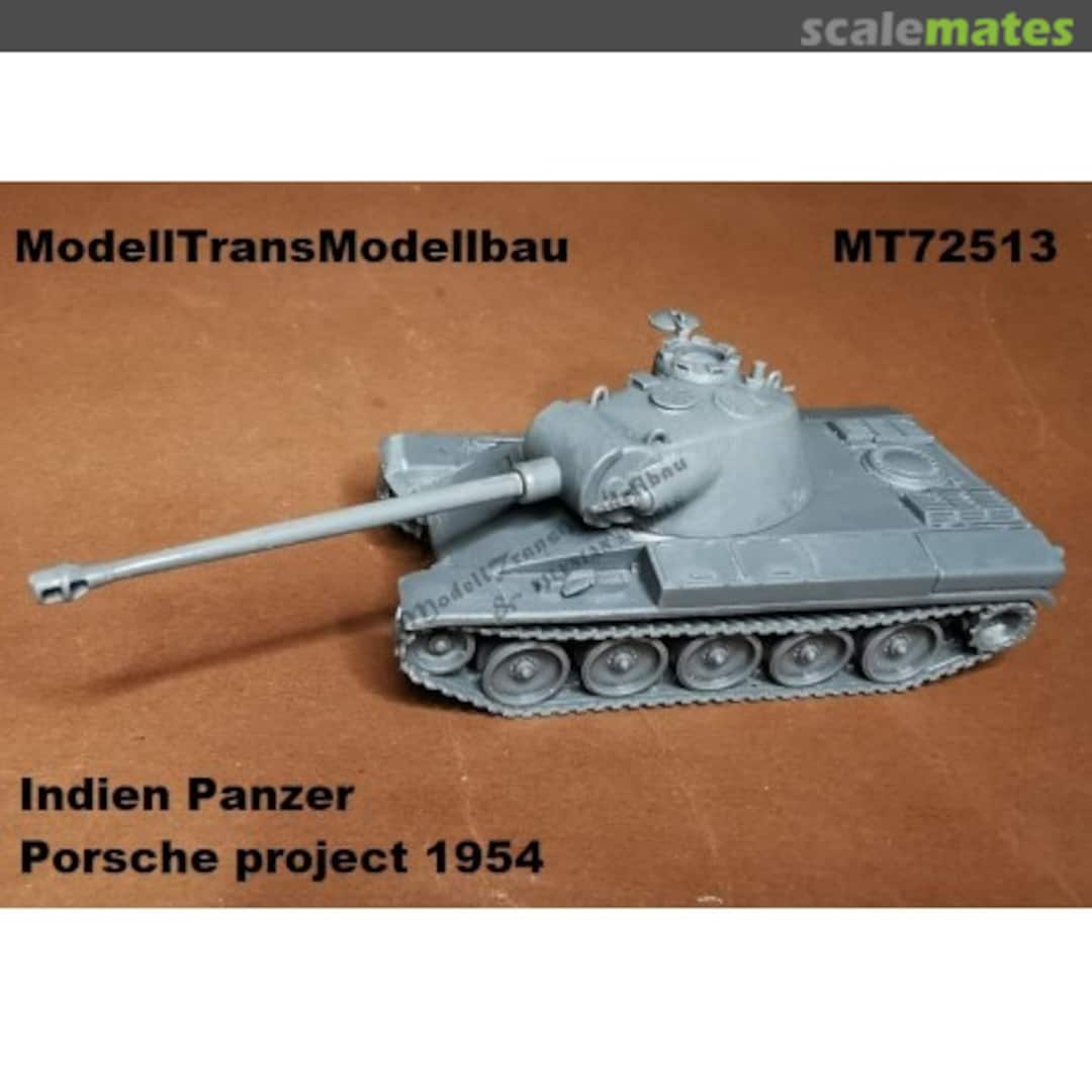 Boxart "Indien Panzer" Porsche Project 1954 MT72513 Modell Trans Modellbau Boxart "Indien Panzer" Porsche Project 1954 MT72513 Modell Trans Modellbau