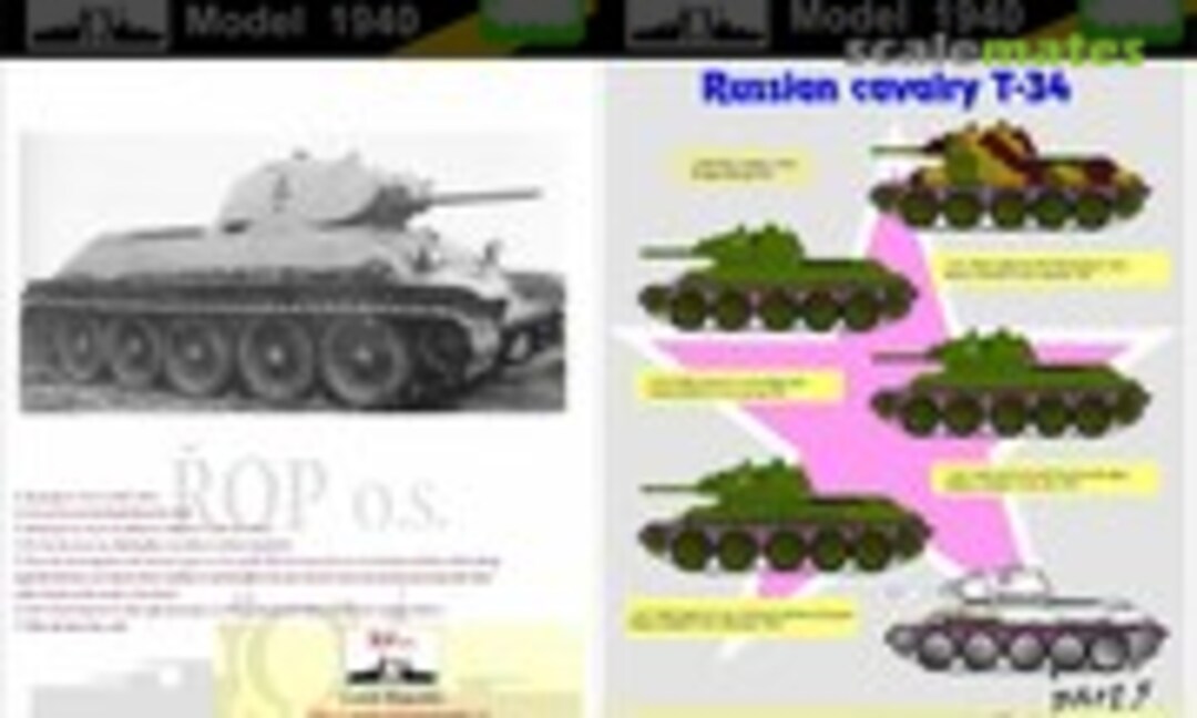 1:72 T-34/76 MODEL 1940 - RUSSIAN CAVALRY T-34 (ROP o.s. MNFDT72017) MNFDT72017