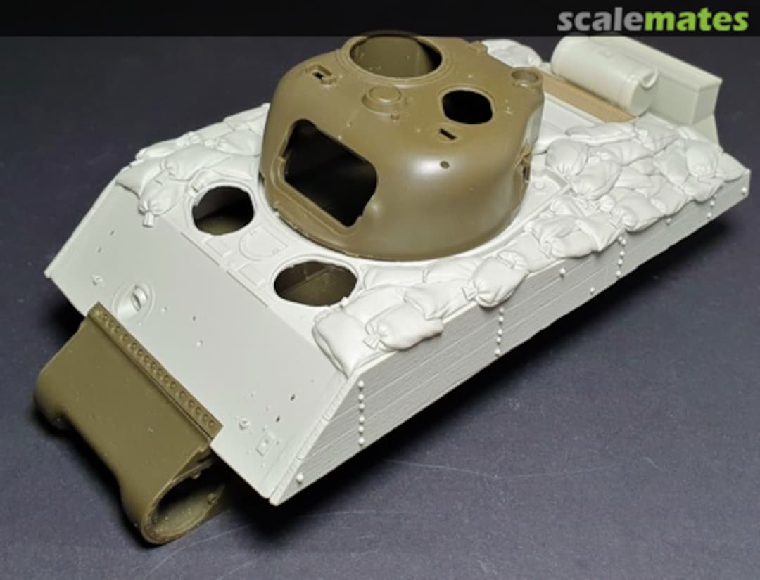 Boxart Iwo-Jima M4A3 Sherman conversion set RE35-700 Panzer Art