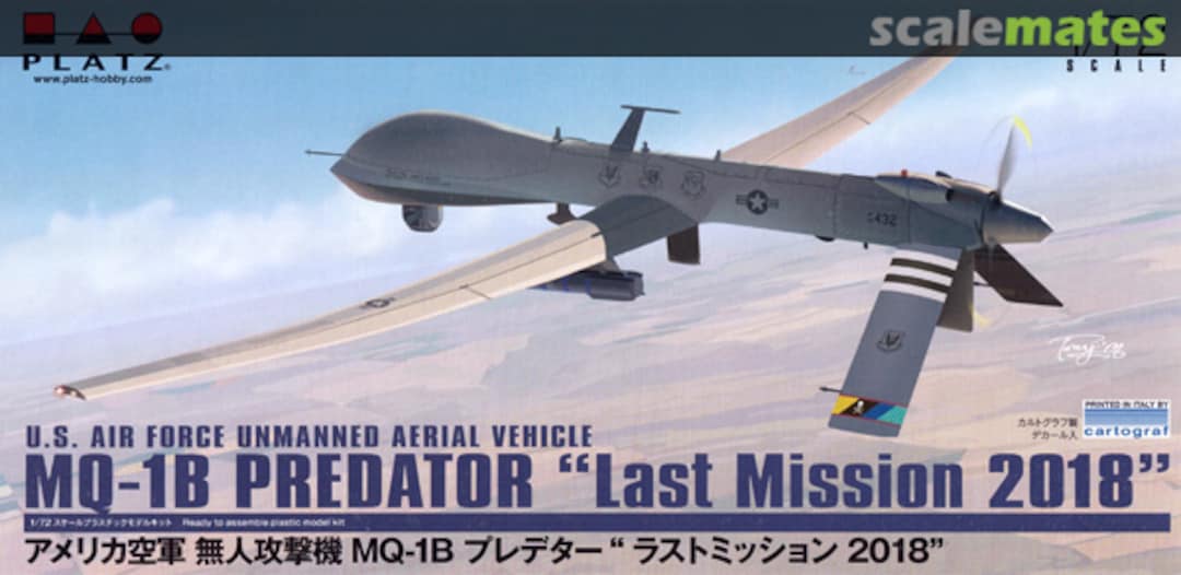 Boxart MQ-1B Predator "Last Mission 2018" AC-64 Platz Boxart MQ-1B Predator "Last Mission 2018" AC-64 Platz