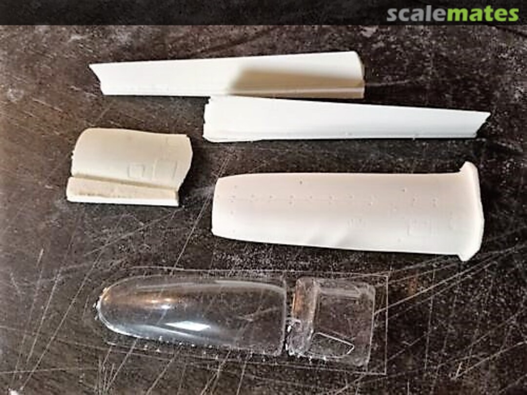 Boxart Correction Set for 1/32 Revell of Germany P-51D Wilde Sau Resin Boxart Correction Set for 1/32 Revell of Germany P-51D Wilde Sau Resin