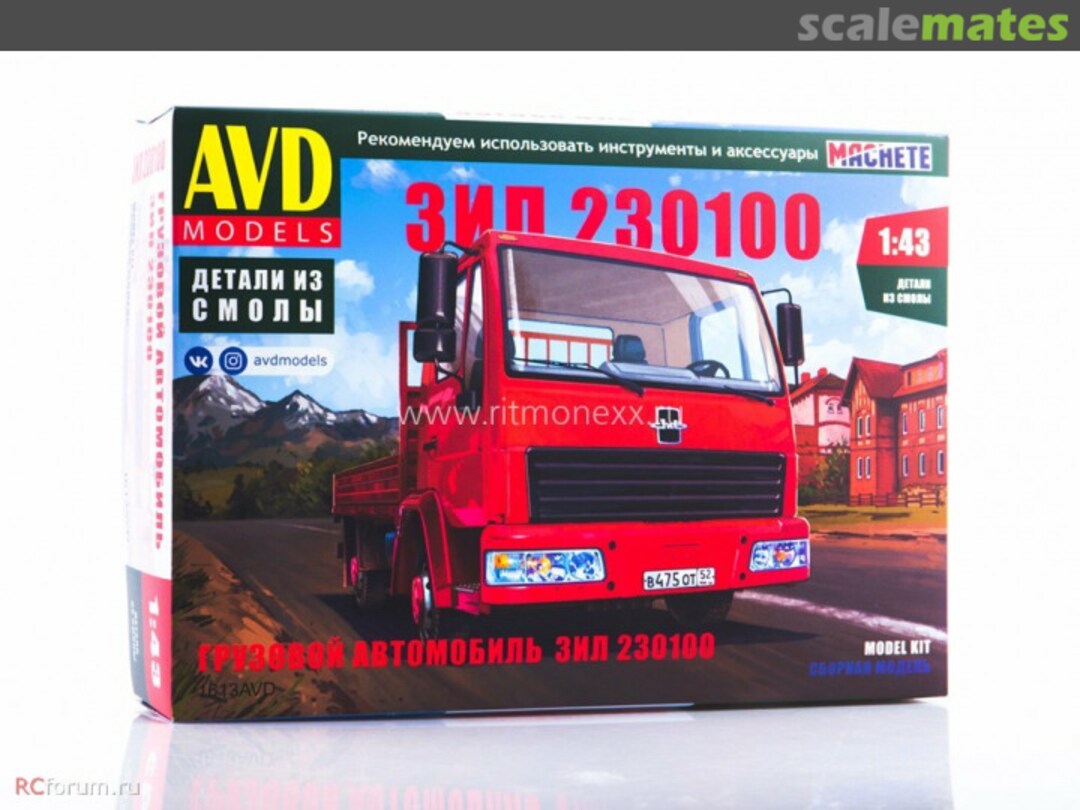 Boxart ZiL-230100 Truck 1613AVD AVD Models Boxart ZiL-230100 Truck 1613AVD AVD Models