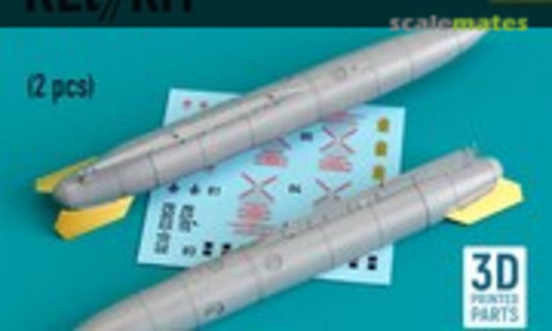 1:32 Mirage 2000 RPL 501/502 external fuel tanks 1700lt (2 pcs.) (ResKit RSU32-0120) RSU32-0120