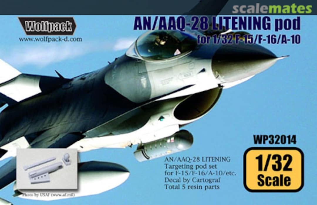 Boxart AN/AAQ-28 LITENING Targeting Pod Set WP32014 Wolfpack