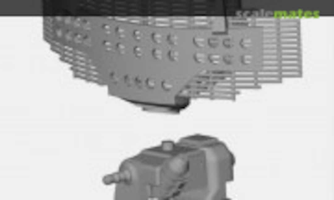 1:100 French Radar DRBV-11 x1 - 3D Printed (L'Arsenal 3D100279) 3D100279