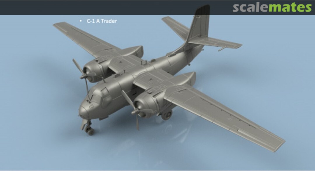 Boxart Grumman C-1 A Trader unfolded wings - 3D printed (2 pcs) 3D700228 L'Arsenal Boxart Grumman C-1 A Trader unfolded wings - 3D printed (2 pcs) 3D700228 L'Arsenal