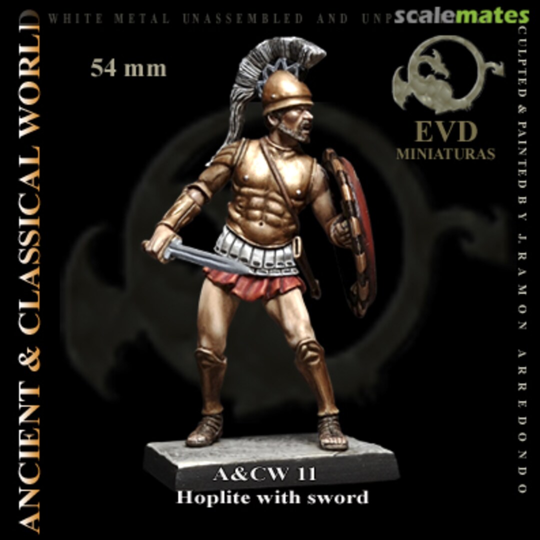 Boxart Hoplite With Sword - Ancient And Classical World ACW11 El Viejo Dragón Miniaturas Boxart Hoplite With Sword - Ancient And Classical World ACW11 El Viejo Dragón Miniaturas
