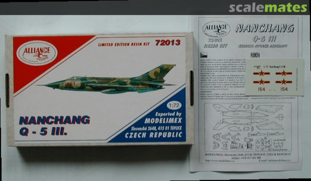 Boxart Nanchang Q-5 III 72013 Alliance Models Boxart Nanchang Q-5 III 72013 Alliance Models