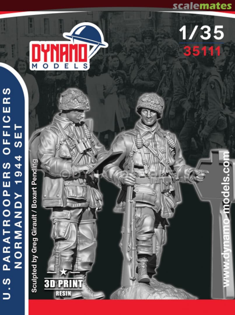 Boxart US Paratroopers Officer Set 35111 Dynamo Models