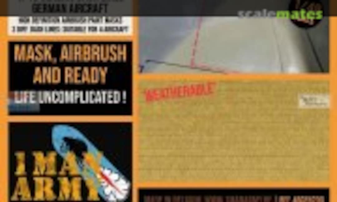 1:48 Generic dashlines German aircraft (1ManArmy 48GEN200) 48GEN200