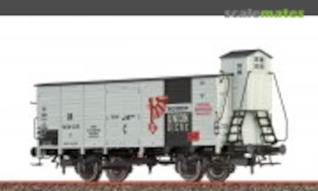 Gedeckter Güterwgn G Sächs Union Biere DR (Brawa 50705)