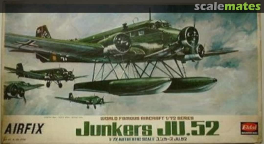 Boxart Junkers Ju.52 A-102 EIDAI Airfix Boxart Junkers Ju.52 A-102 EIDAI Airfix