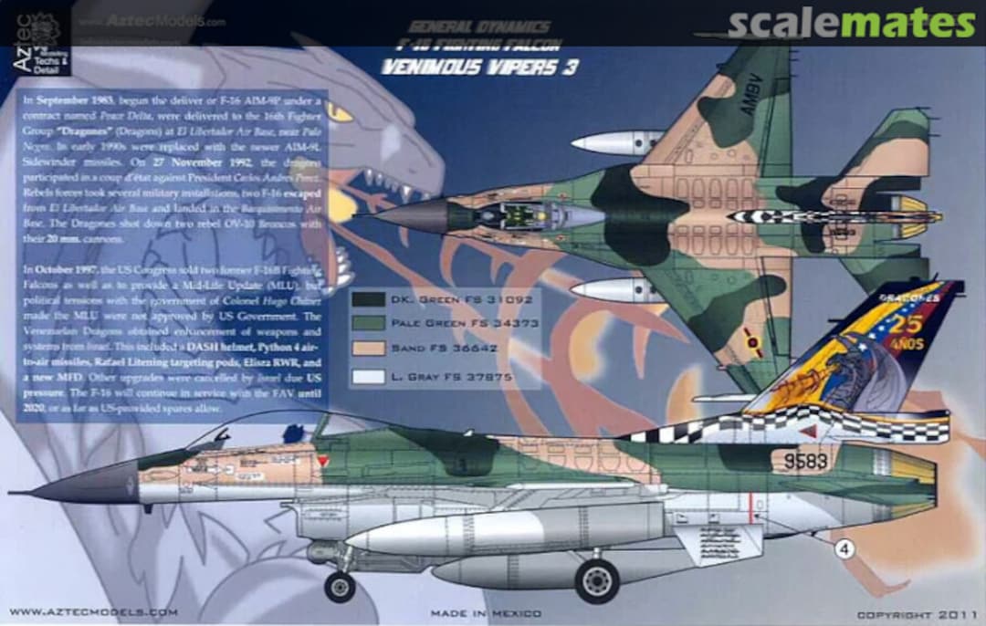 Boxart Venimous Vipers 3 32-003 Aztec Models Boxart Venimous Vipers 3 32-003 Aztec Models