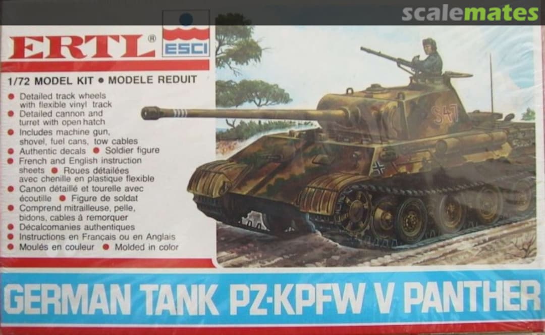 Boxart Pz.Kpfw V Panther 8500 ERTL Boxart Pz.Kpfw V Panther 8500 ERTL