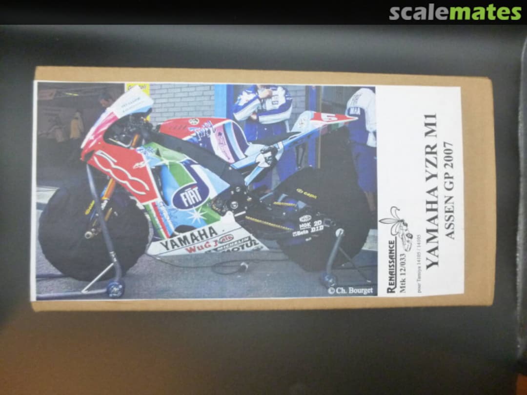 Boxart Yamaha YZR-M1 2007 Assen GP MTK12/033DS Renaissance Boxart Yamaha YZR-M1 2007 Assen GP MTK12/033DS Renaissance