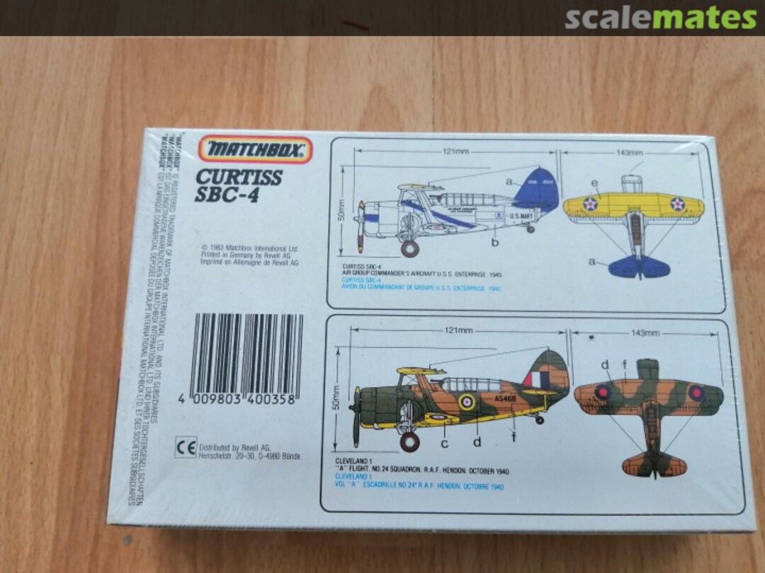 Contents Curtiss SBC-4 40035 Matchbox Contents Curtiss SBC-4 40035 Matchbox