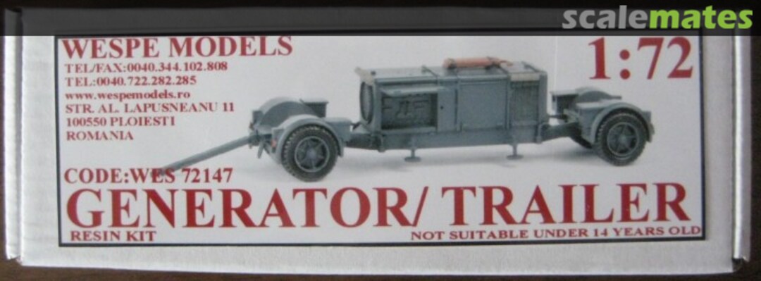 Boxart Generator / Trailer WES 72147 Wespe Models