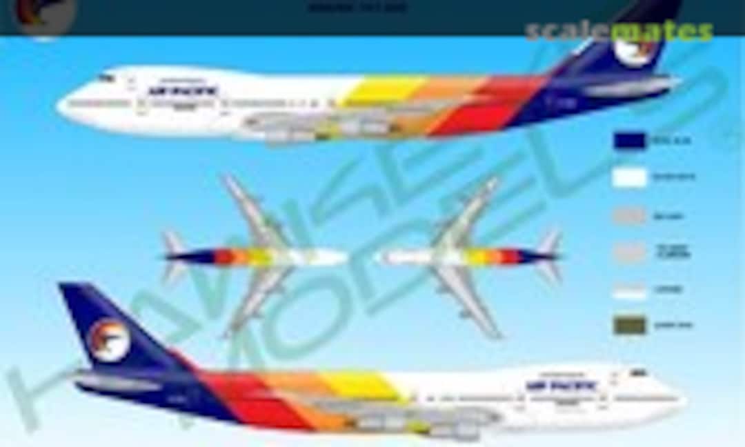 1:144 Air Pacific, Boeing 747-238, 1980's Livery (Hawkeye Models CDS-017) CDS-017