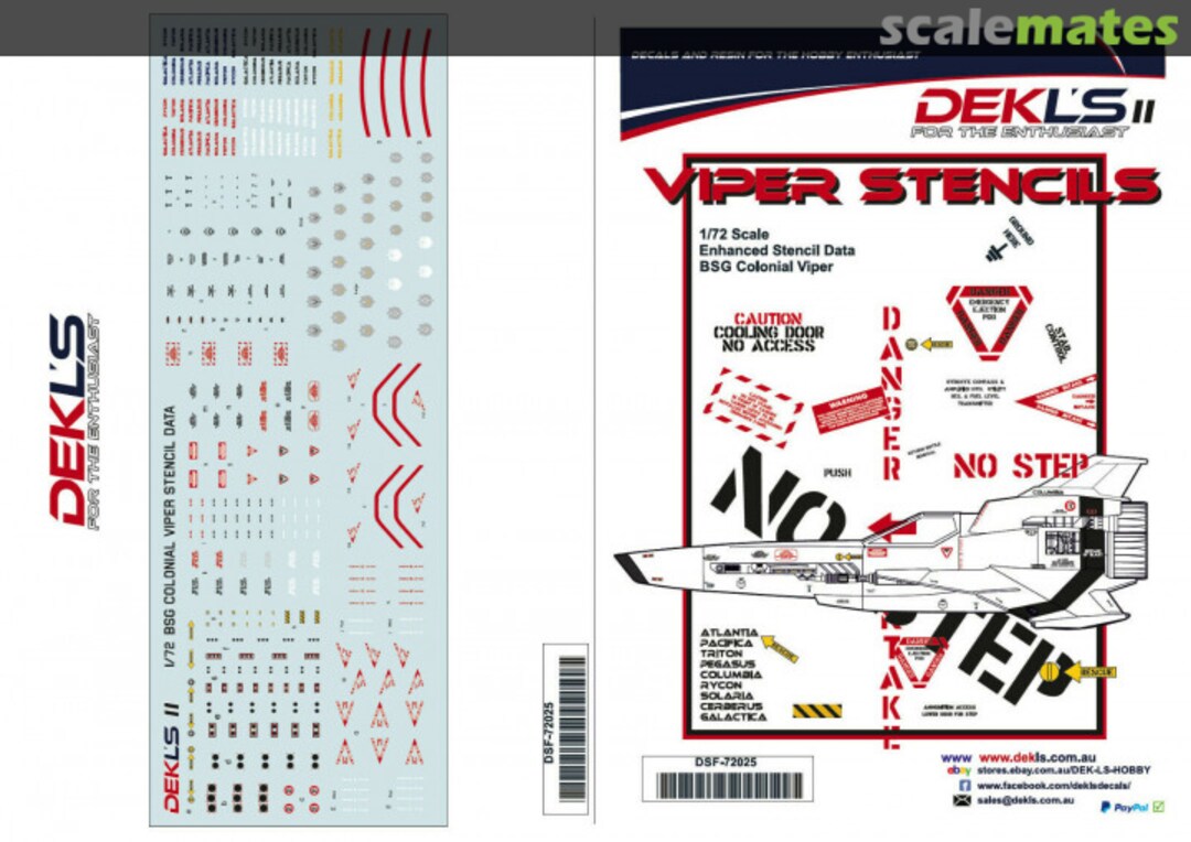 Boxart Viper Enhanced Stencils DSF-72025 DEKL's
