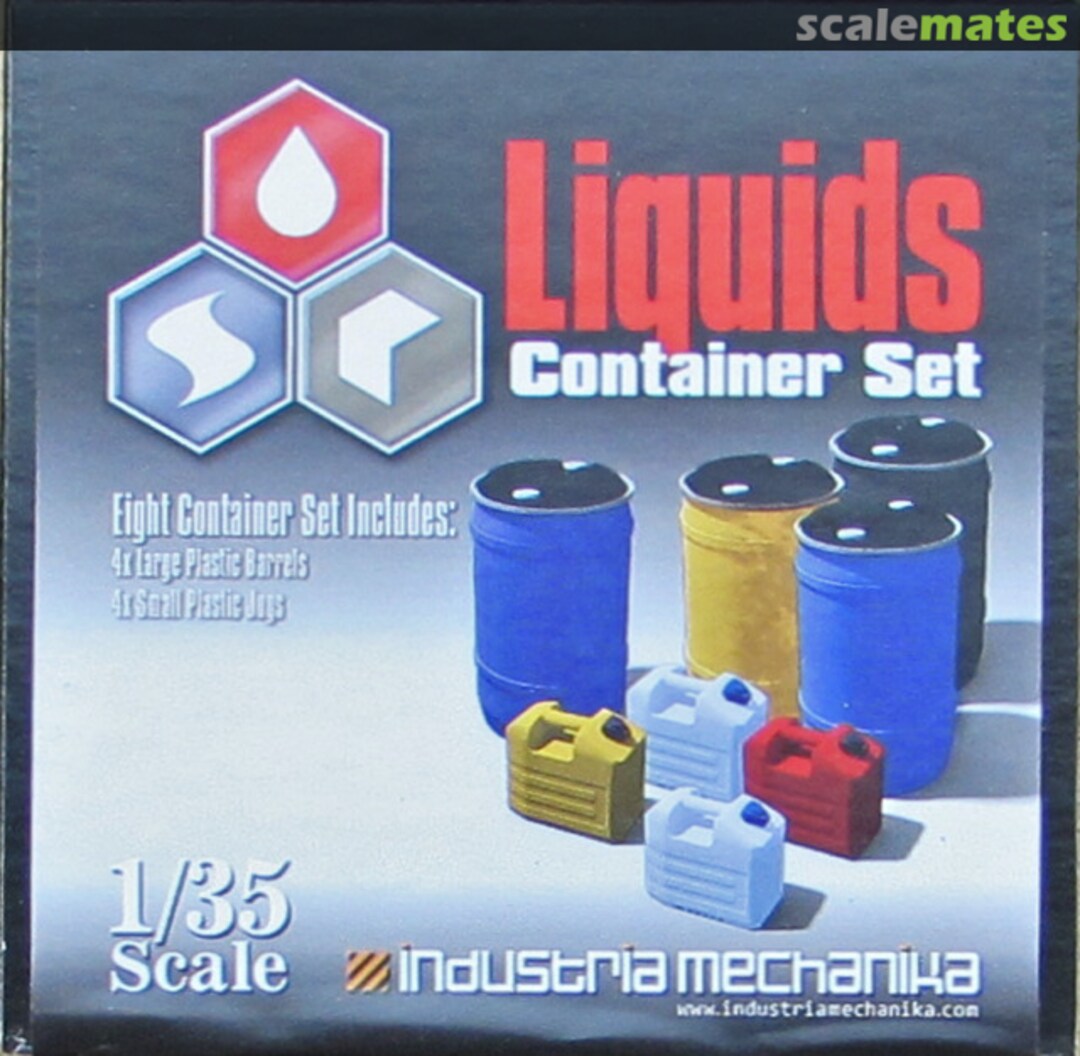Boxart Liquids Container Set IMECH024B Industria Mechanika Boxart Liquids Container Set IMECH024B Industria Mechanika