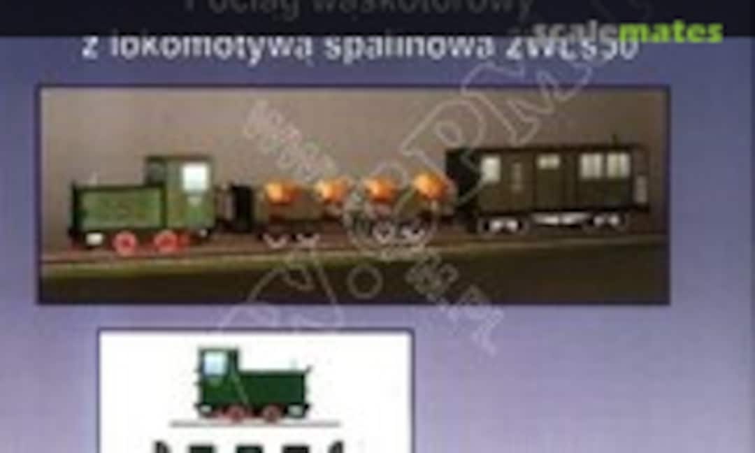 1:45 2Wls50 narrow gauge locomotive and passenger train (Zetka 029) 029