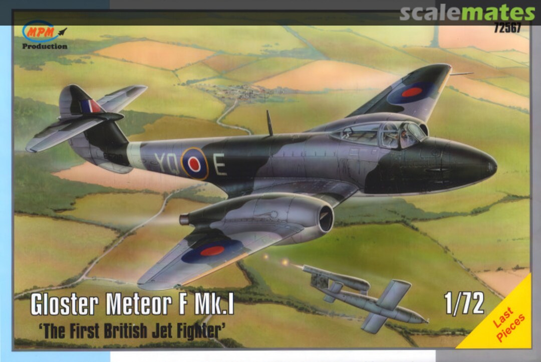 Boxart Gloster Meteor F Mk.I 72567 MPM Production Boxart Gloster Meteor F Mk.I 72567 MPM Production