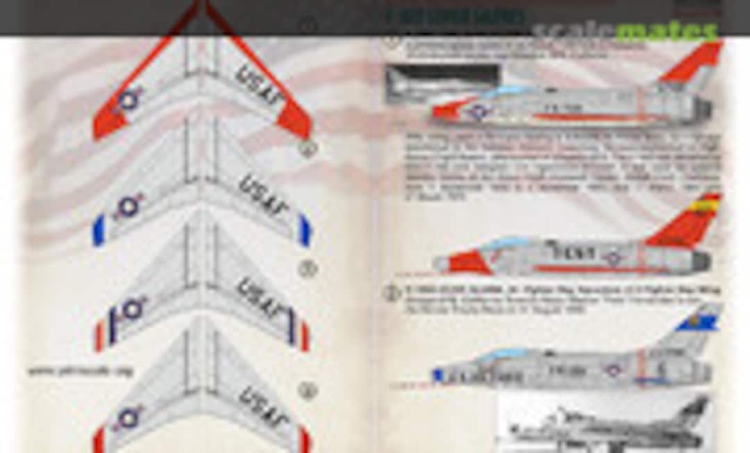 1:72 Record-Breaking F-100 Super Sabre (Print Scale 72-442) 72-442