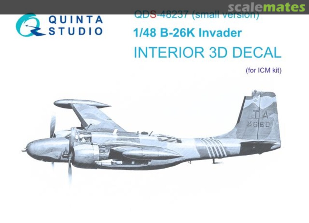 Boxart B-26K Invader QDS-48237 Quinta Studio Boxart B-26K Invader QDS-48237 Quinta Studio