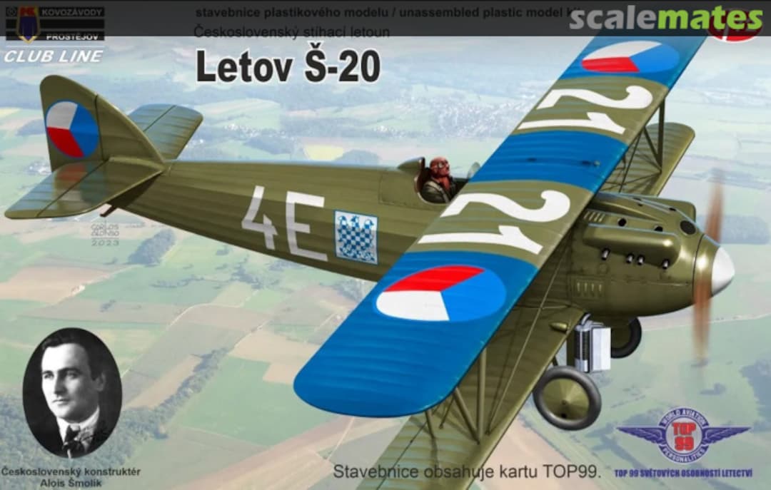 Boxart Letov Š-20 CLK0010 Kovozávody Prostějov