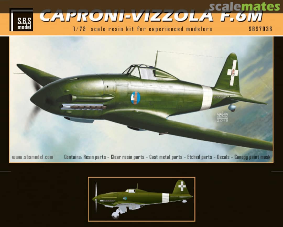Boxart Caproni-Vizzola F.6M SBS7036 SBS Model Boxart Caproni-Vizzola F.6M SBS7036 SBS Model