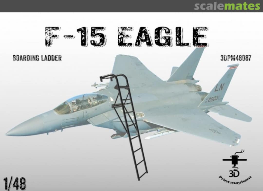 Boxart F-15 Eagle Boarding ladder 3DPM48087 3D Print Mayhem Boxart F-15 Eagle Boarding ladder 3DPM48087 3D Print Mayhem