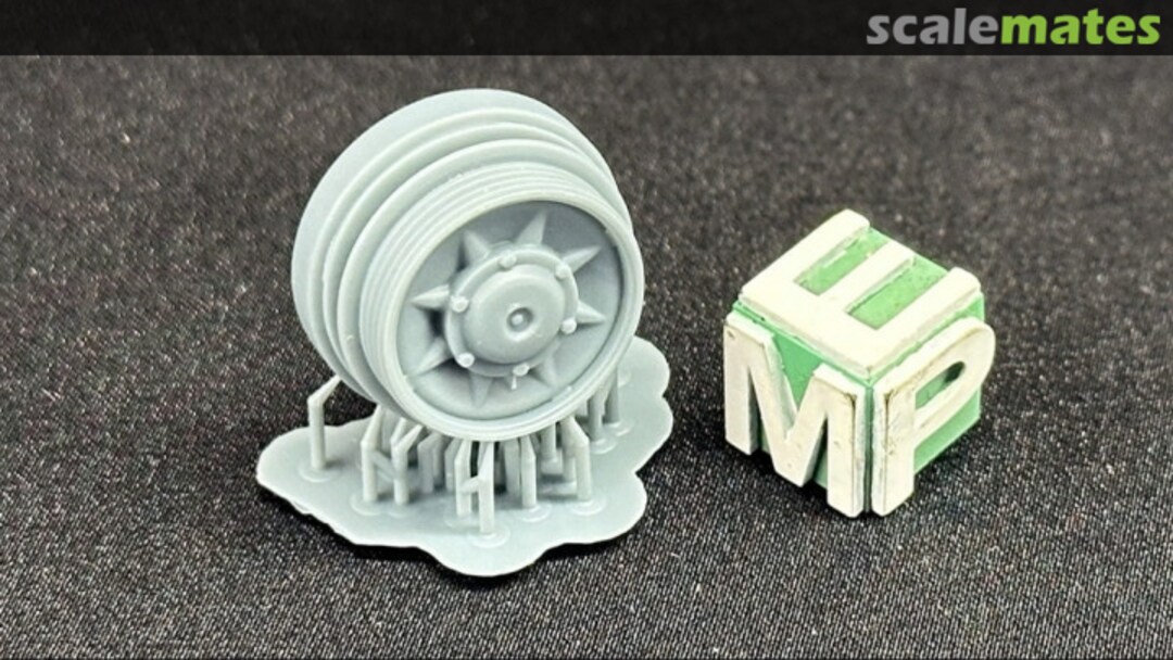 Boxart Panzer IV - road wheels - 4 types mix - with cap 16041223 EMP3d