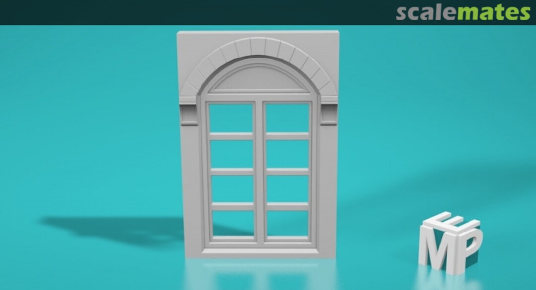 Boxart Neoclassical window - type 3A - closed 25150434 EMP3d Boxart Neoclassical window - type 3A - closed 25150434 EMP3d