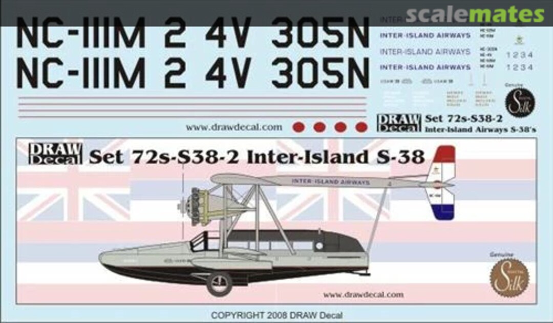 Boxart Sikorsky S-38 - Inter-Island Airways 72-S38-02 Draw Decal Boxart Sikorsky S-38 - Inter-Island Airways 72-S38-02 Draw Decal
