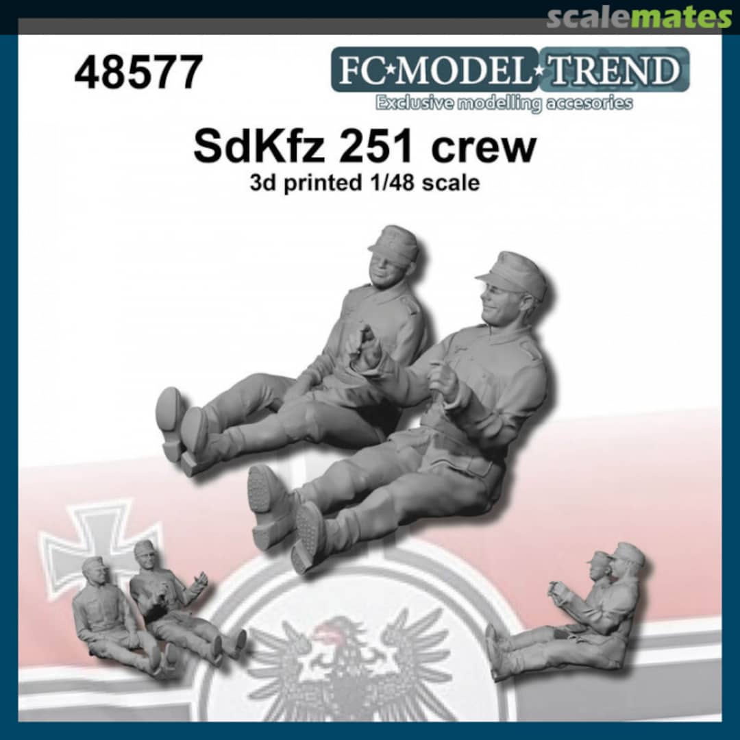 Boxart SdKfz 251 crew 48577 FC Model Trend Boxart SdKfz 251 crew 48577 FC Model Trend