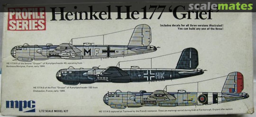Boxart Heinkel He177 Greif 2-2502 MPC