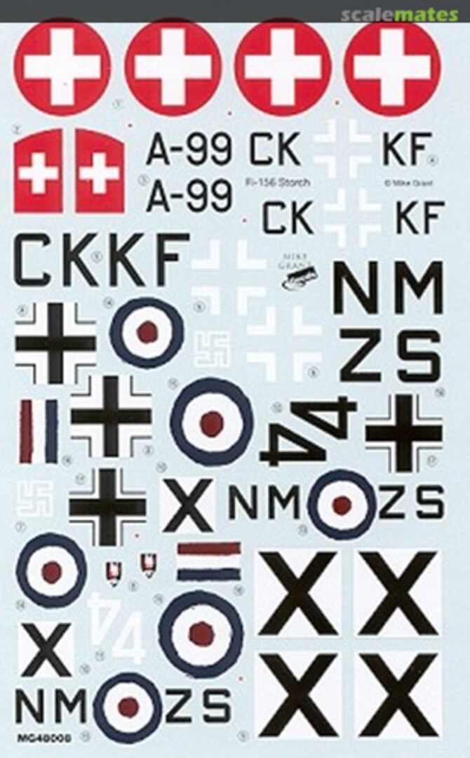 Contents Fi-156 Storch MG 48-008 Mike Grant Decals Contents Fi-156 Storch MG 48-008 Mike Grant Decals