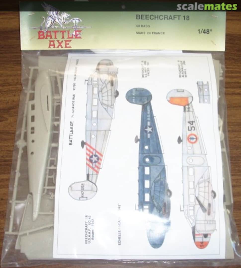 Boxart Beechcraft 18 48BA03 Battle Axe Boxart Beechcraft 18 48BA03 Battle Axe