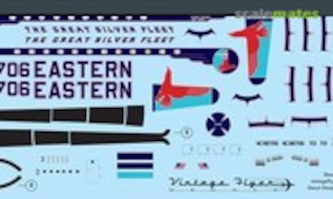 1:144 DC-4 Eastern Grt Slvr Flt (Vintage Flyer Decals VFD144-018) VFD144-018