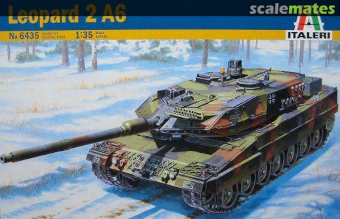 Boxart Leopard 2A6 6435 Italeri Boxart Leopard 2A6 6435 Italeri