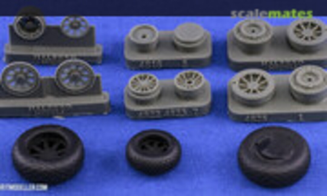 1:48 A-26(B/C) Invader Wheel Set #2 (Halberd Models 4825) 4825