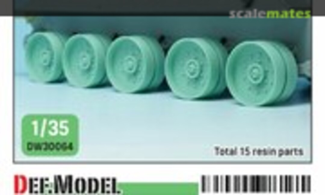 1:35 T-34/85 Burnt Roadwheel set (1) - Plate type (Def.Model DW30064) DW30064