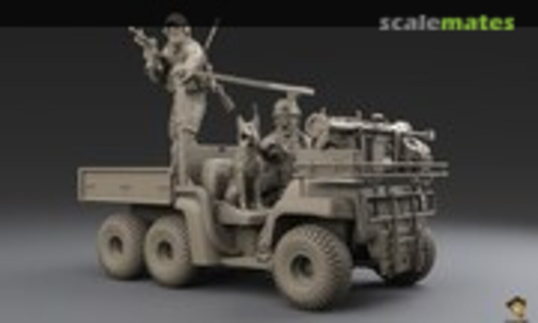 1:16 US Delta Force With Gator Support Vehicle (RPModels )
