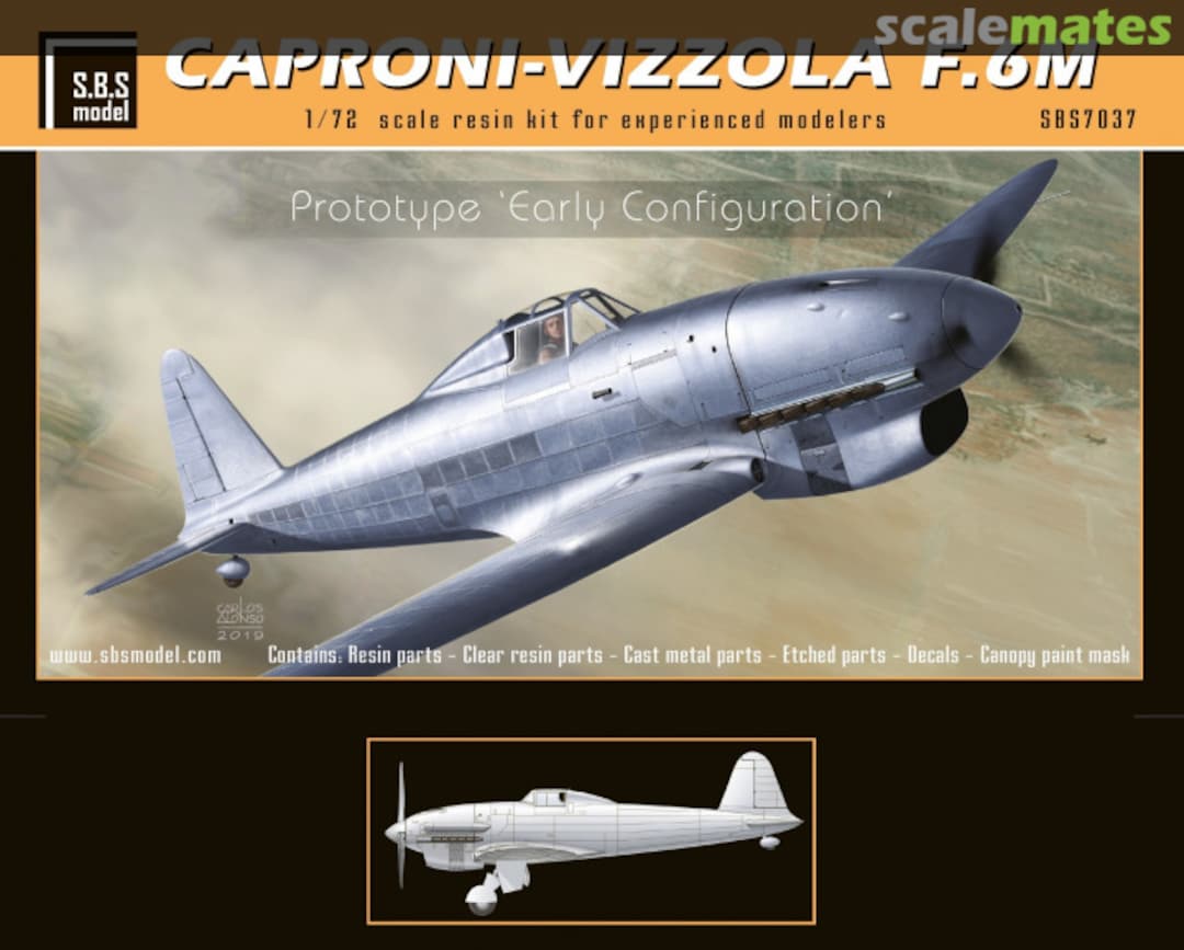 Boxart Caproni-Vizzola F.6M SBS7037 SBS Model Boxart Caproni-Vizzola F.6M SBS7037 SBS Model