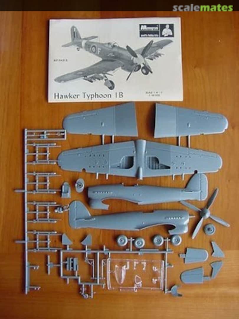 Contents Hawker MK 1B Typhoon PA213-150 Monogram Contents Hawker MK 1B Typhoon PA213-150 Monogram
