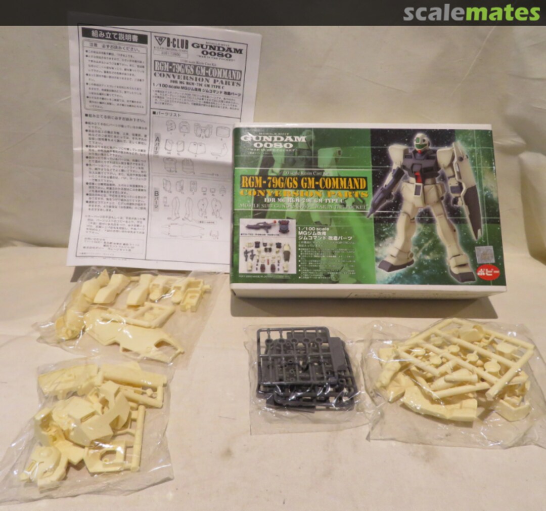 Contents RGM-79G/GS GM-Command Conversion Parts 2261 B-CLUB Contents RGM-79G/GS GM-Command Conversion Parts 2261 B-CLUB